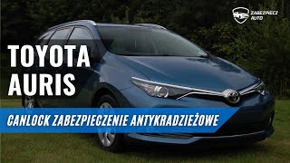 Toyota Auris i zabezpieczenie CANLOCK - Zabezpieczenie Antykradzieżowe do TOYOTY