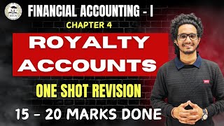 Royalty Accounts Revision | FY B.COM SEM - I | FINANCIAL ACCOUNTING | by DEVASHISH SIR