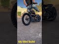 Mini Chopper Build - First build #minibike #custombuild #shorts