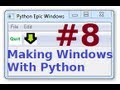wxPython Programming Tutorial 8: Custom Button Images