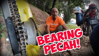 MOTOR BEARING HUB PECAH,PAKCIK TUA DAN KAWAN KAWAN