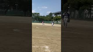 24.07.21 清水クラブVS愛知大学　ホームラン② #softball #野球 #男子ソフトボール #死球 #ソフトボール #ホームラン #痛い