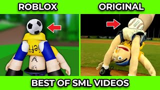 SML Movie vs SML ROBLOX: 1+ HOURS OF BEST SML VIDEOS ! Side by Side #8