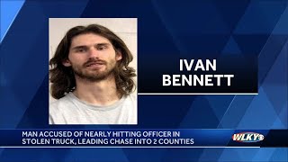 Police chase ends in Oldham County after LMPD officer nearly hit; suspect in custody