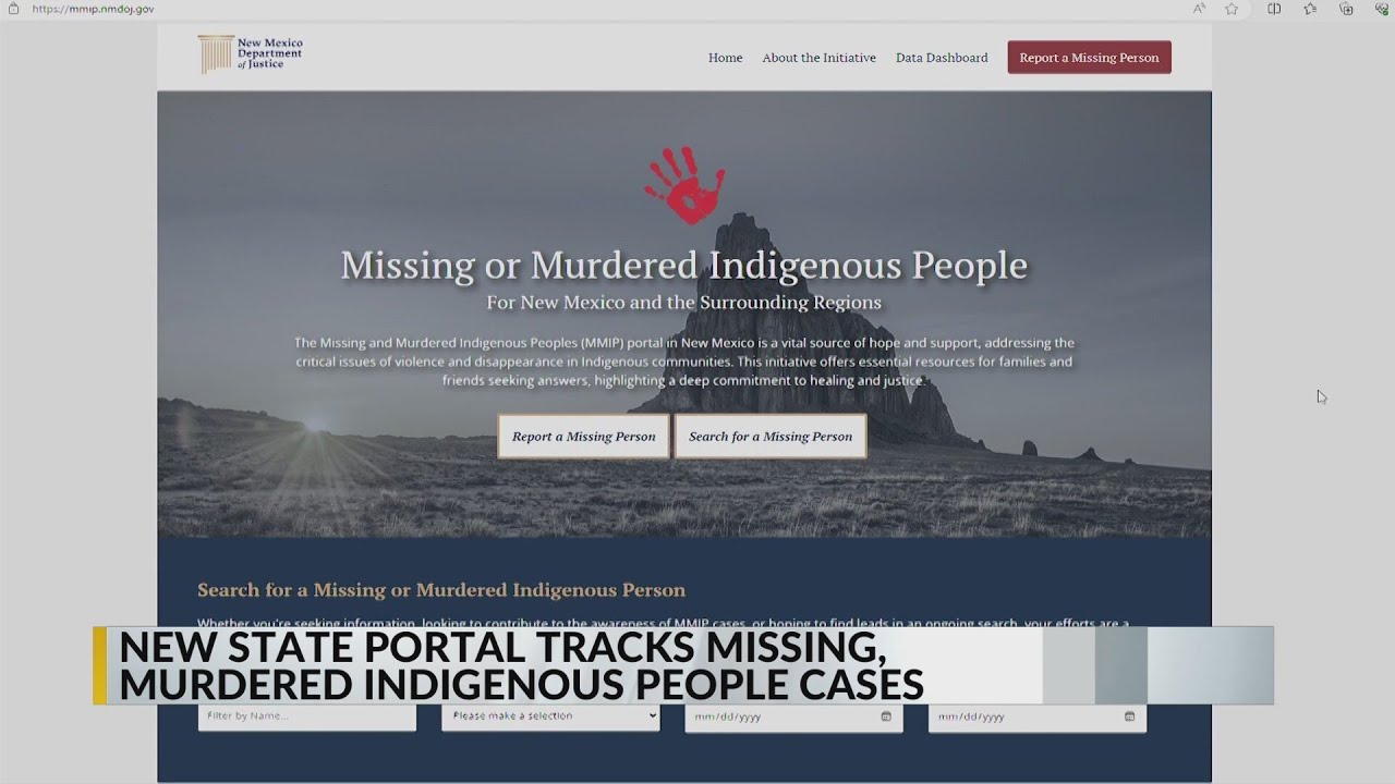 New Mexico Launches Real Time Data Portal For Missing And Murdered