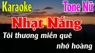 Nhạt Nắng Karaoke Tone Nữ Karaoke Lâm Organ - Beat Mới