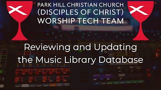 Reviewing and Updating the Music Library Database