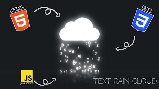 Cloud Rain Animation Using Pure HTML CSS and JavaScript ||💥 With Free Source Code 💯 Link 👇👇👇