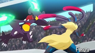 Ash VS Cynthia (Part 2) Full Battle - Pokemon Journeys Episode 124 | Pokemon Sword And Shield AMV