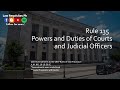 Rule 135 of the 2019 Revised Civil Procedure, Rules of Court,(A.M. NO. 19-10-20-SC) |Codal and Audio