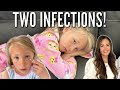 Slammed with An Eye AND Stomach Infection! | Mom Cares for 7-Year Old Before Mother's Day