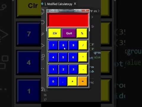 Programación de aplicaciones Python para Windows | Calculadora #tkinter #code #python