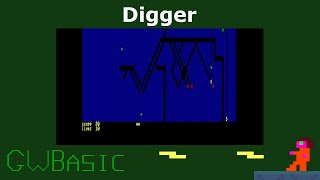 GWBasic: My Digger clone (sort of)