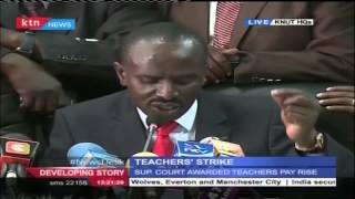 KUNT SG Wilson Sossion presents evidence against the government on unwillingness to pay teachers