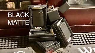 Zippo Unboxing Black Matte