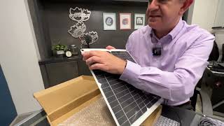 🔥 Solar Panel Fan Kit Unboxing and Review! ✅ #productreview #unboxing