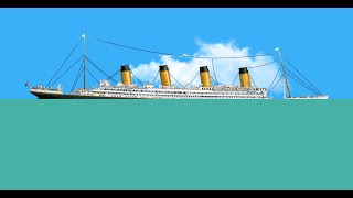 Titanic low angle breakup theory