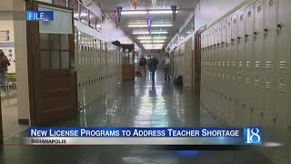 New license programs will address Indiana's teacher shortage