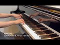 haydn sonata in d major hob.xvi 37 1st mov.　／　ハイドン：ソナタ　ニ長調　hob.xvi 37　第1楽章