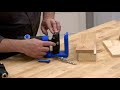 set up for drilling in a couple simple steps kreg® pocket hole jig 520pro