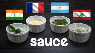 4 Sauces, 4 Cultures, 1 Epic Taste Journey