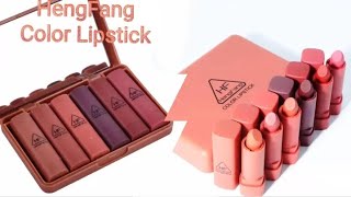 HengFang Color Lipstick 6pc Review / HengFang Mini Lipstick Review