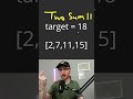 Two Sum II - Two Pointers Algorithm - Leetcode 167