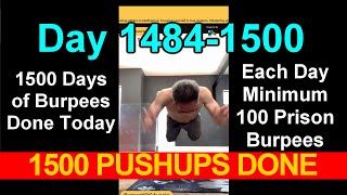 1500 days of Burpees Challenge, 100 Burpees a Day for 1 Year Results