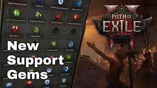 Path of Exile 2 Support Gems and Settings Sneak Peak