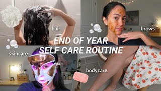 glow up for the new year | 2025 self care routine (maintenance routine, shower, hair, etc)