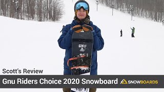 Scott's Review-Gnu Riders Choice Snowboard 2020-Snowboards.com