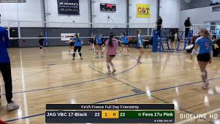 Feva 17u Pink vs. JAG VBC 17-Black (2025.01.18)