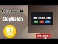 Stopwatch Using HTML, CSS & JavaScript | Project 14/100 JavaScript Projects #codingforbeginners