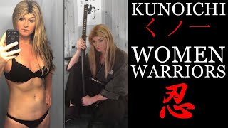 Kunoichi (くノ一) The Woman Ninja | Ninjutsu Training Techniques (Ninpo) | Woman's Self-Defense