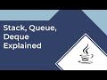 #22 Stack | Queue | Deque | Java Collection Framework