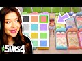 Building a House But My SIMS Pick The Items AND SWATCHES in The Sims 4 // Build Challenge