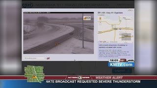 State cameras show snowy roads in western Nebraska