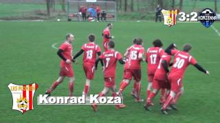 Konrad Koza 3:2 (81') 17 kolejka Okręgówki: Płomień Limanowa - ULKS Korzenna