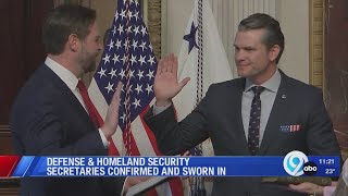 Hegseth & Noem confirmed by Senate, join President Trump’s cabinet