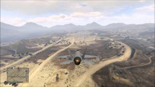 GTA V 軍基地から戦闘機を盗む　チートなし