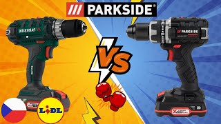 AKU VRTACÍ ŠROUBOVÁK PARKSIDE BRUSHLESS PABSP 20-Li C2 vs PABS D5 ČEŠTINA ČESKÁ REPUBLIKA LIDL