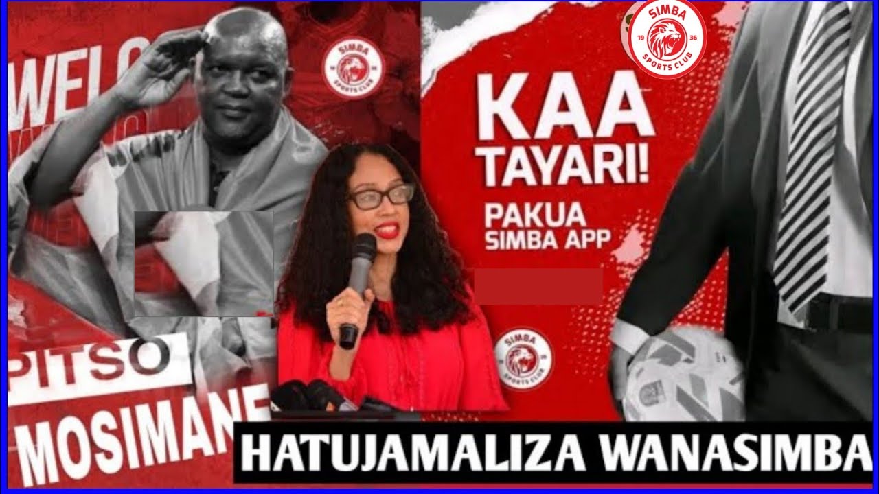 🛑 Live: KOCHA MPYA SIMBA HUYU HAPA PITSO MOSIMANE RASMI ATAMBULISHWA ...