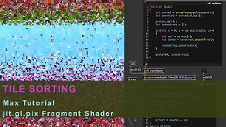 Tile Sorting in Max/MSP (jit.gl.pix Tutorial)