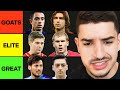 Ranking The GREATEST Midfielders Of All Time! (Tier List)