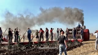 First Plowing Kory Anderson Case 150 HP Road Locomotive Steam Engine James Valley Threshers 2018