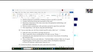 Advanced Crime Scene Analysis