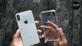 MyTrendyPhone / SAII 2-I-1 IPHONE X/XS TPU COVER \u0026 SKÆRMBESKYTTELSE HÆRDET GLAS