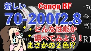 【canon】RF70-200mm F2.8 L IS USM Zが発表されましたね！