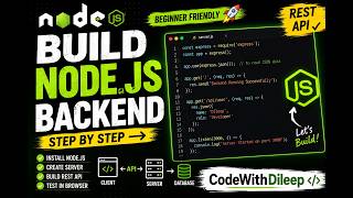 Build Your First Node.js Backend | Beginner Friendly Tutorial #flutter #mernstackdeveloper #coding