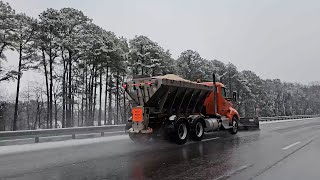 Winter Storm Hits Richmond, VA